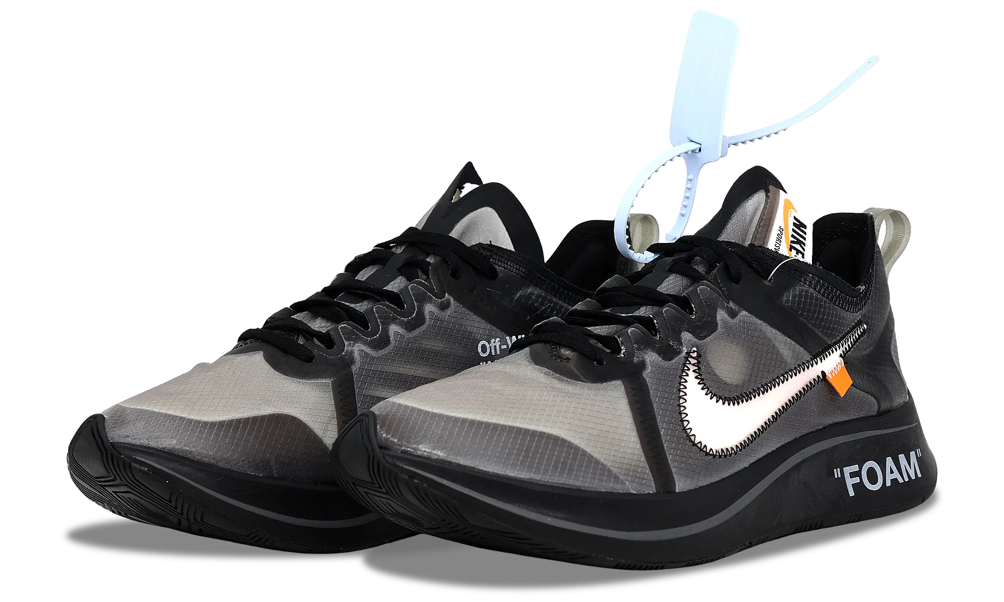 Nike Zoom Fly SP x OFF-WHITE Black 2018 (AJ4588-001) Men's Size 4-11 Off White editions