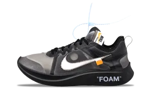 Nike Zoom Fly SP x OFF-WHITE Black 2018 (AJ4588-001) Men's Size 4-11 nike x off white trendy collaboration shoes