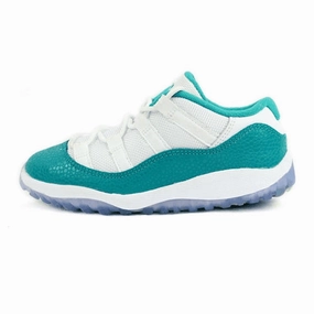 Nike Air Jordan 11 Low Aqua Safari TD 645107-143 Air Jordan 11 classic court shoes
