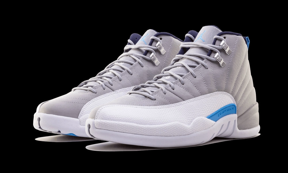 nike Air Jordan 12 Retro Grey University Blue Structured basketball trainers