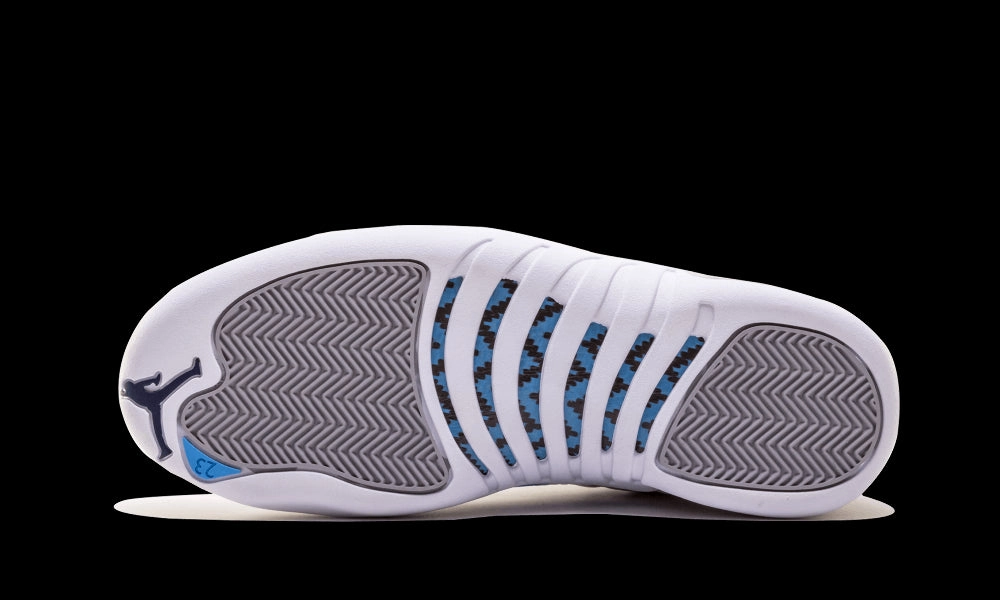 nike Air Jordan 12 Retro Grey University Blue Structured basketball trainers