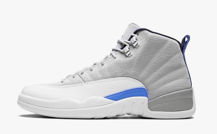nike Air Jordan 12 Retro Grey University Blue Air Jordan 12 performance basketball shoes