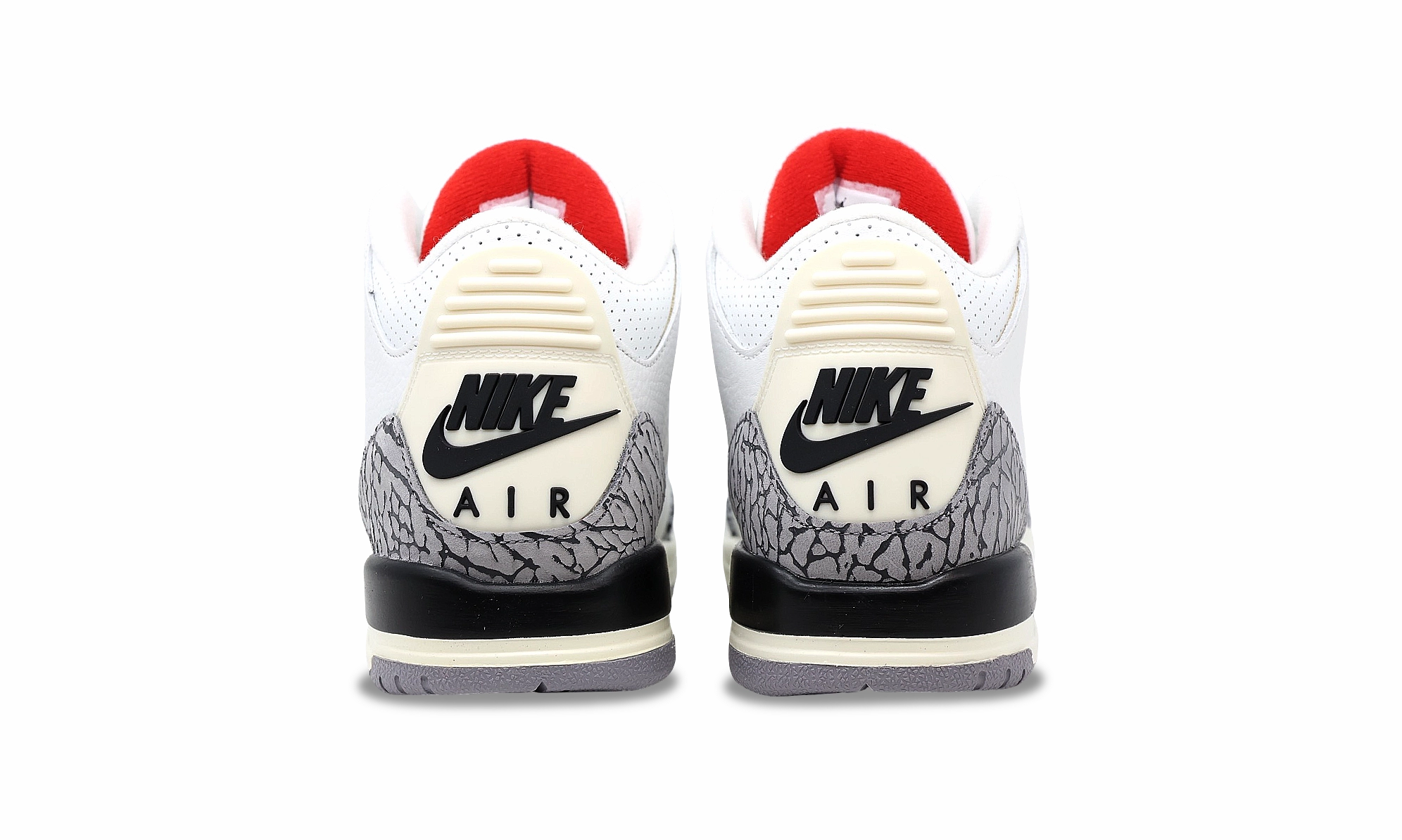 Nike Air Jordan 3 Retro White Cement Reimagined  DM0967-100 (GS) Vintage profile sport sneakers