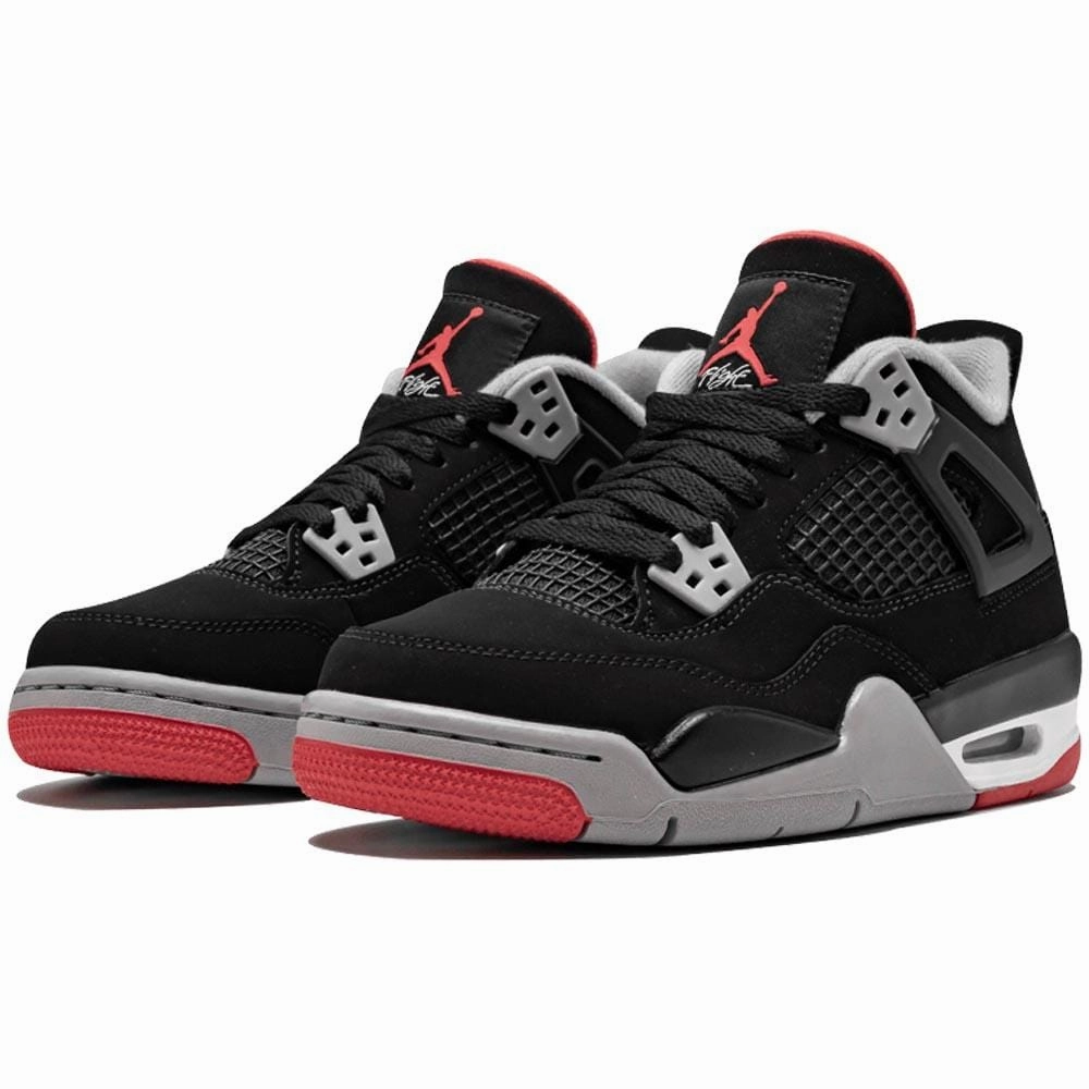 Nike Air Jordan 4 Bred (GS) Air Jordan 4 retro basketball sneakers