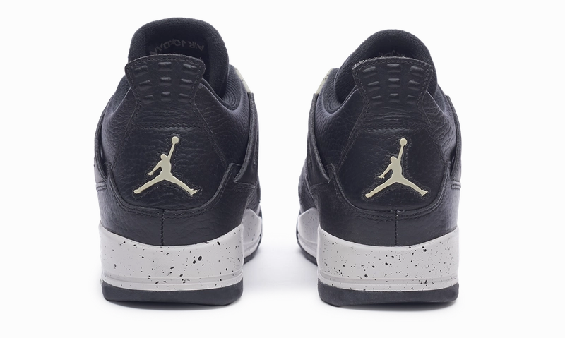 nike Air Jordan 4 Retro BG 'Oreo'GS) 2015 Stitched midsole lifestyle shoes