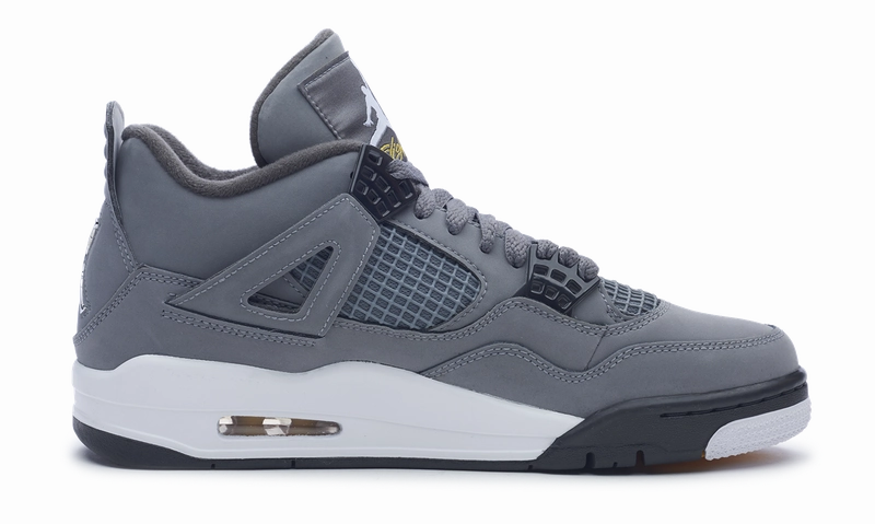 nike Air Jordan 4 Retro Cool Grey (2019) Stitched midsole lifestyle shoes