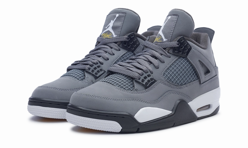 nike Air Jordan 4 Retro Cool Grey (2019) Stitched midsole lifestyle shoes