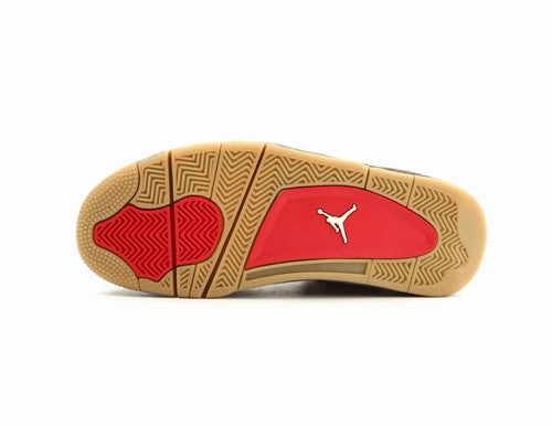 nike Air Jordan 4 Retro Levi's Black (Levi's Tag) Stitched midsole lifestyle shoes