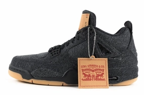 nike Air Jordan 4 Retro Levi's Black (Levi's Tag) Jordan 4 bold design sneakers