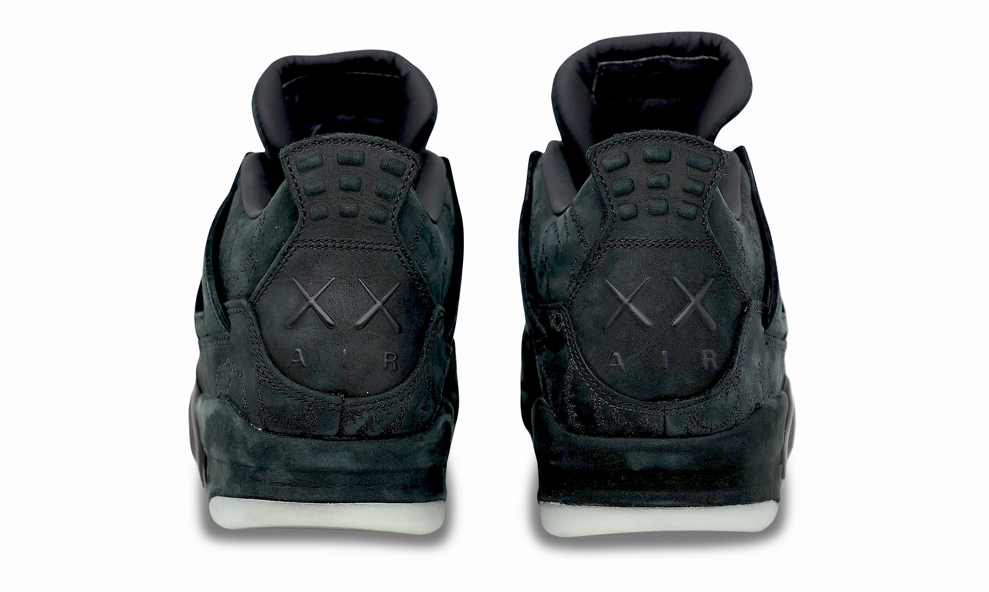 Nike Air Jordan 4 Retro x KAWS Black 2017 (930155-001) Men's Size 9-11 Stitched midsole lifestyle shoes