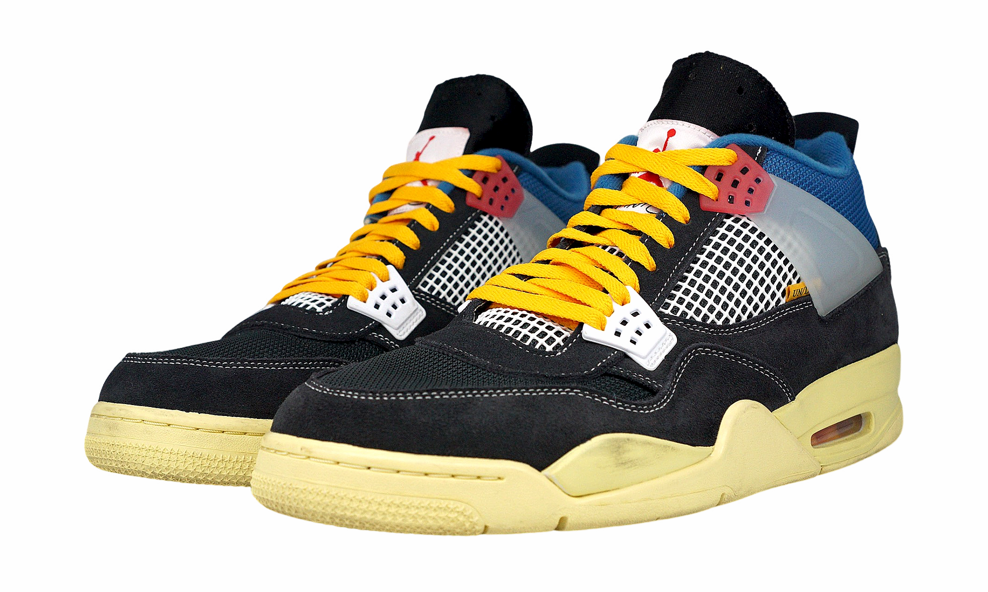 Nike Air Jordan 4 Retro x Union LA Off Noir (DC9533-001) Men's Size 5-14 Stitched midsole lifestyle shoes