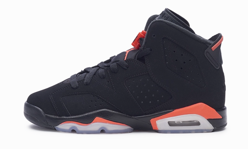 nike Air Jordan 6 Retro Black Infrared 2019 (GS) Air Jordan 6 heritage-style sneakers