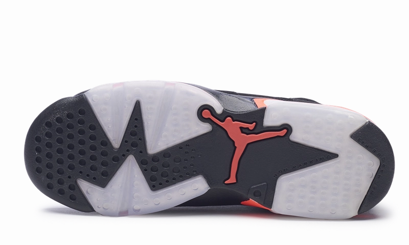 nike Air Jordan 6 Retro Black Infrared 2019 (GS) Original cut sneaker style