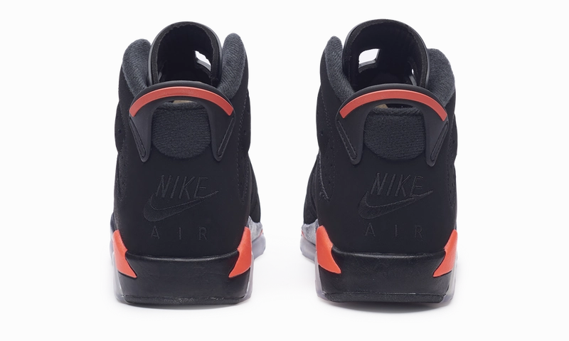 nike Air Jordan 6 Retro Black Infrared 2019 (GS) Original cut sneaker style