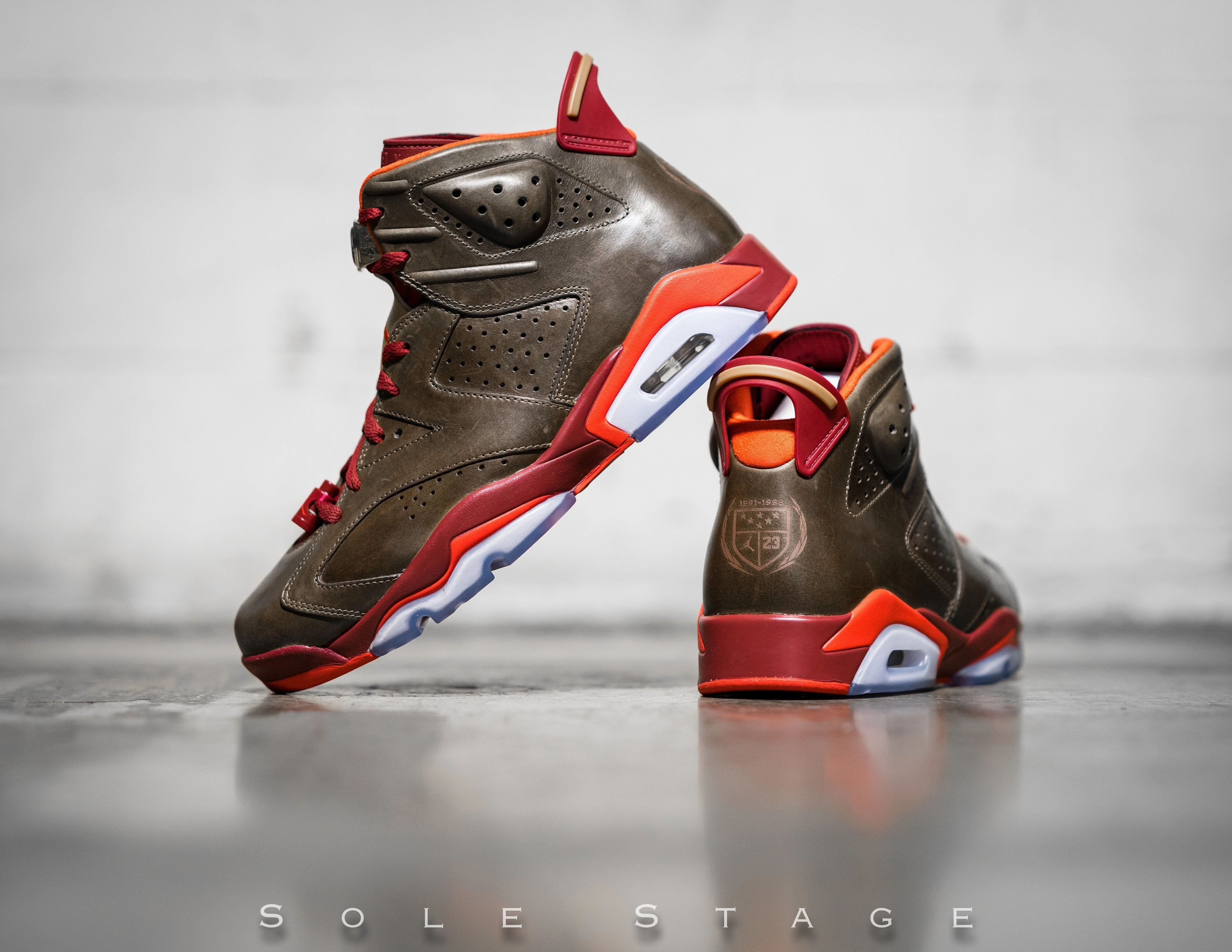 nike Air Jordan 6 Retro Cigar Original cut sneaker style