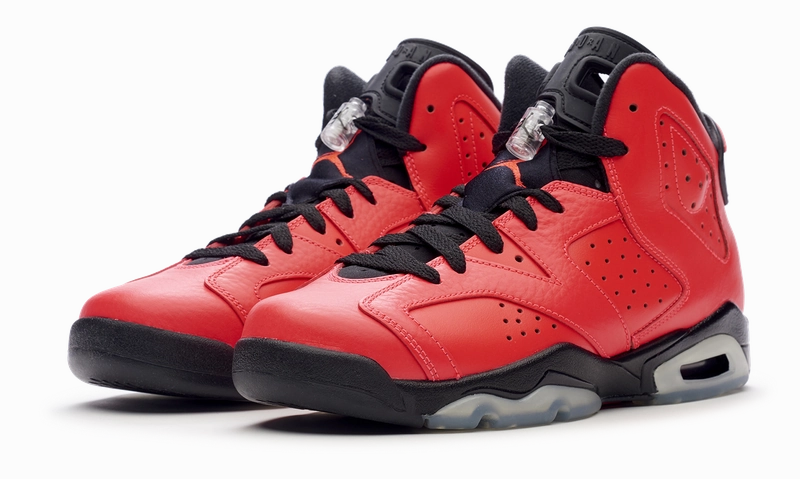 nike Air Jordan 6 Retro Infrared 23 (GS) Original cut sneaker style