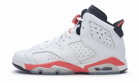 Nike Air Jordan 6 Retro Infrared White (GS) 2014 384665-123 Air Jordan 6 heritage-style sneakers