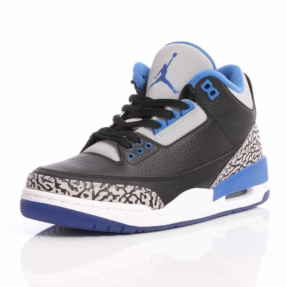 Nike Air Jordan III Retro Black-Sport Blue All-day support retro kicks