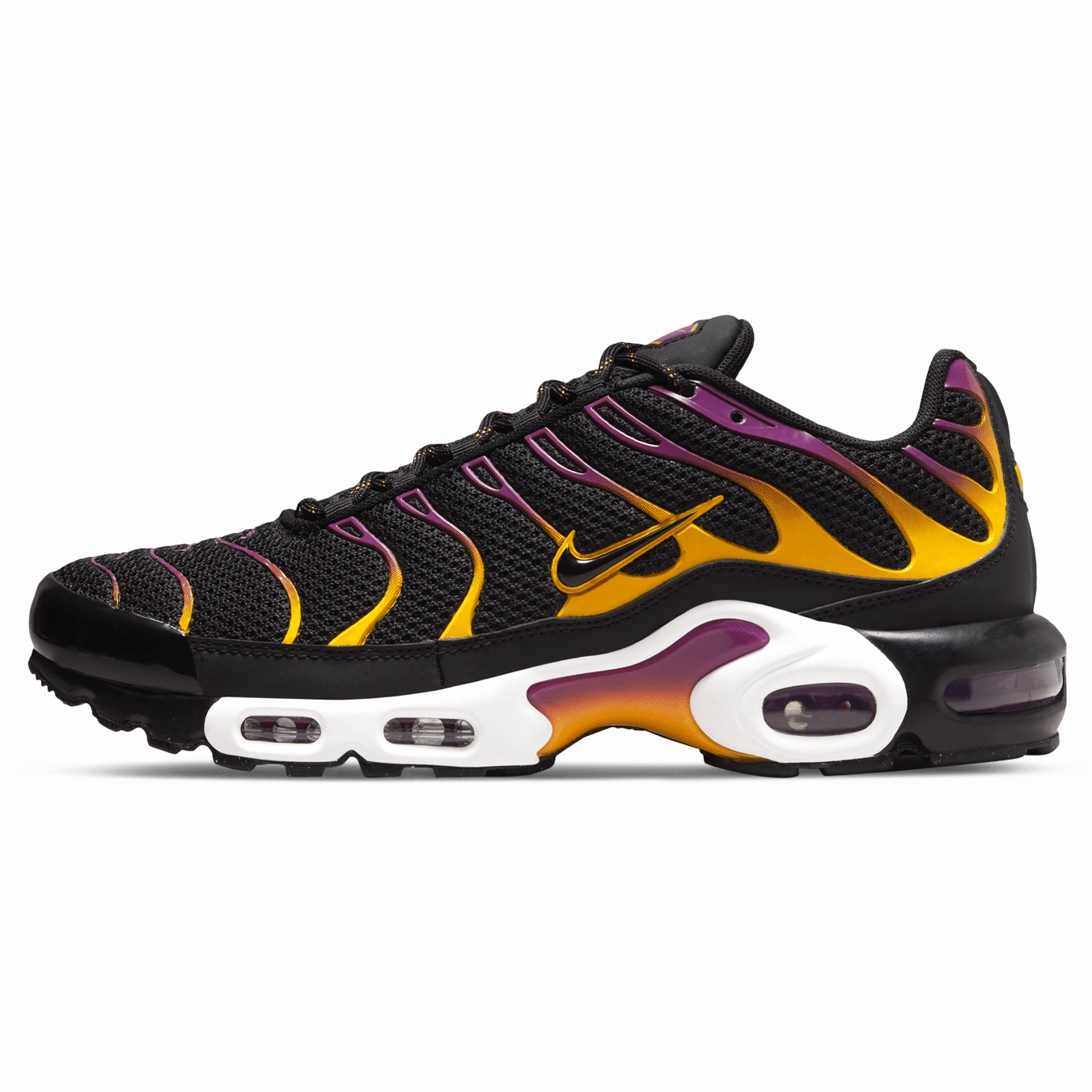 Nike Air Max Plus 'Black University Gold Viotech' nike air max plus bold design performance sneakers