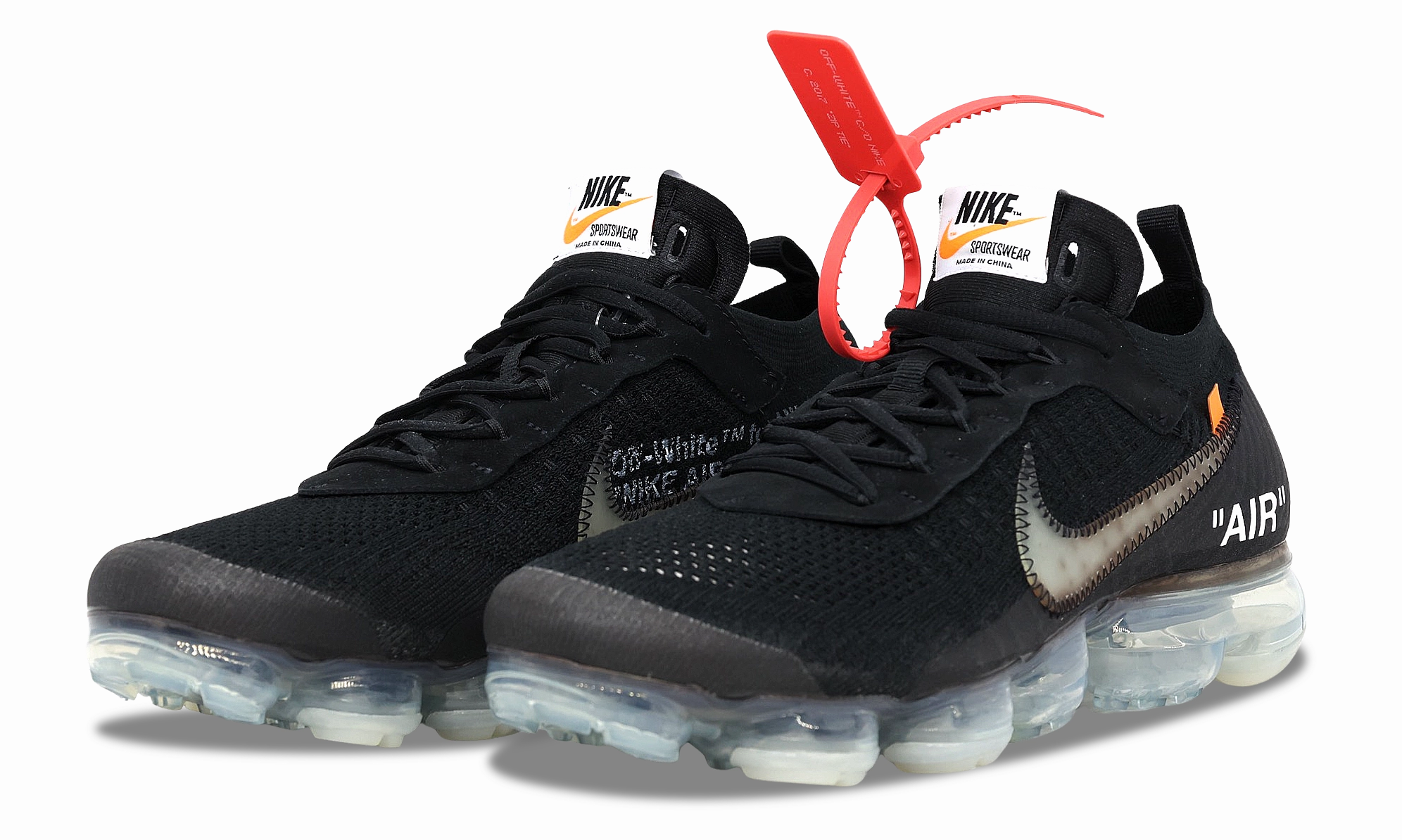 Nike Air VaporMax x OFF-WHITE Part 2 Black (AA3831-002) Men's Size 5-12 Vapormax shoes