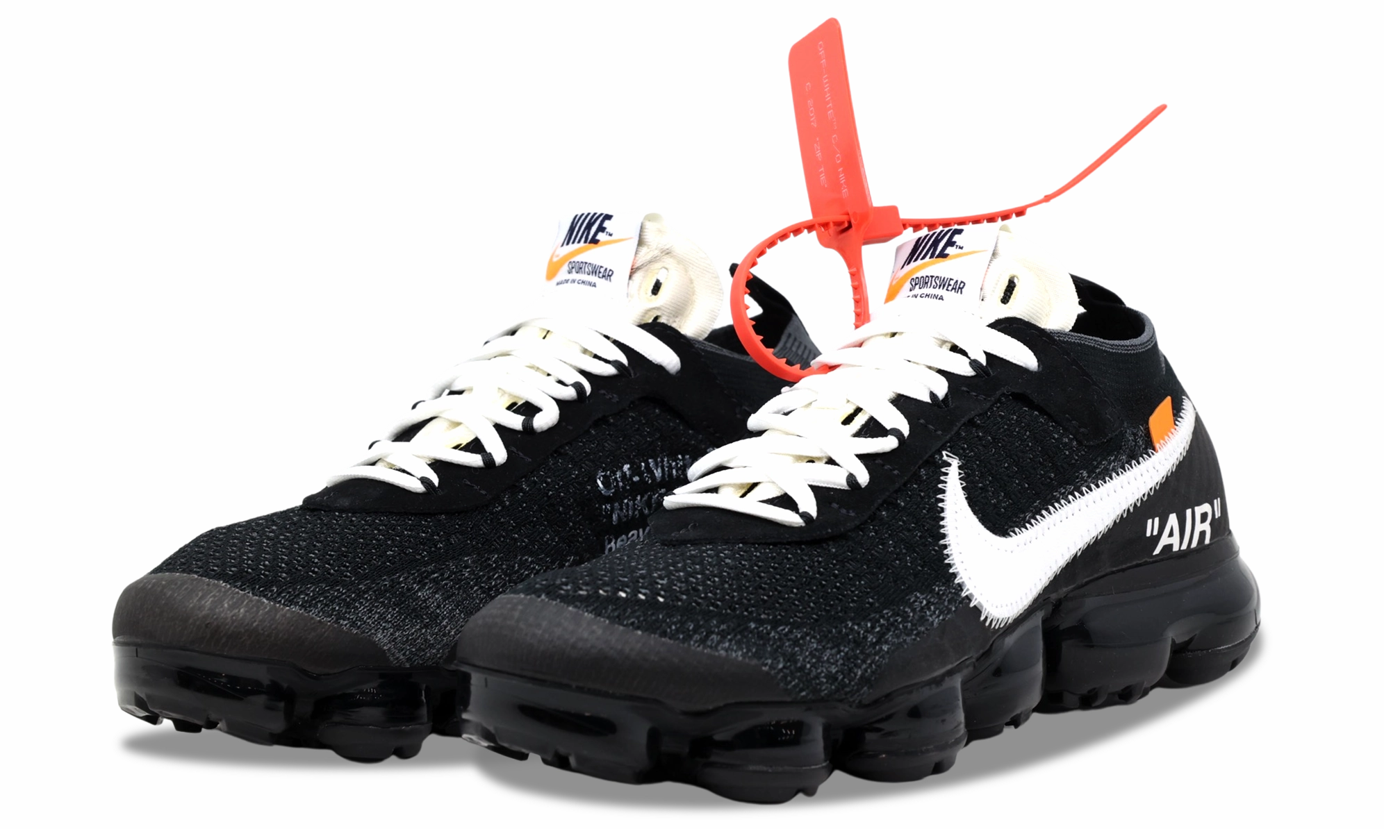 Nike Air VaporMax x OFF-WHITE The Ten Black 2017 (AA3831-001) Men's Size 5-10 Vapormax shoes