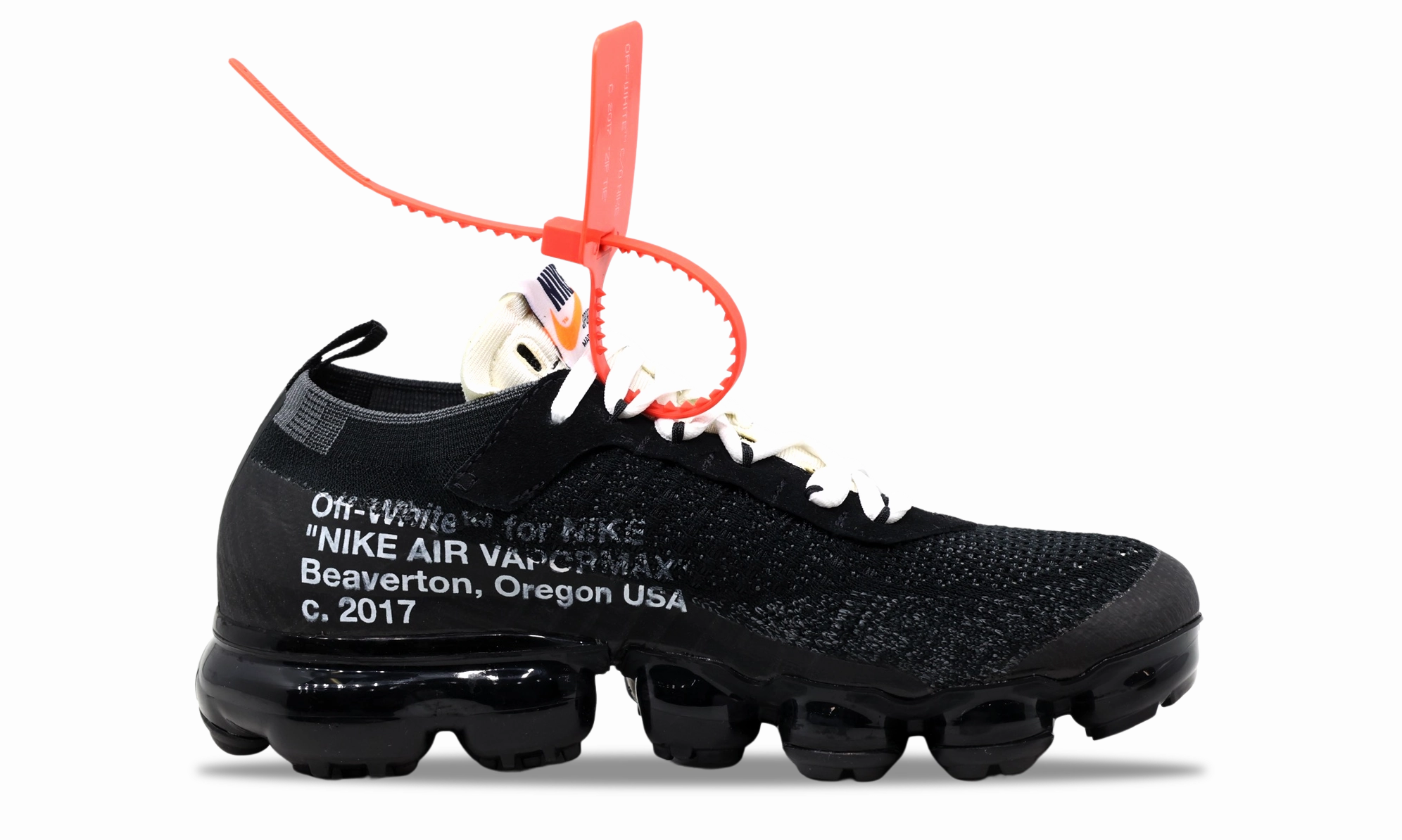 Nike Air VaporMax x OFF-WHITE The Ten Black 2017 (AA3831-001) Men's Size 5-10 Vapormax shoes