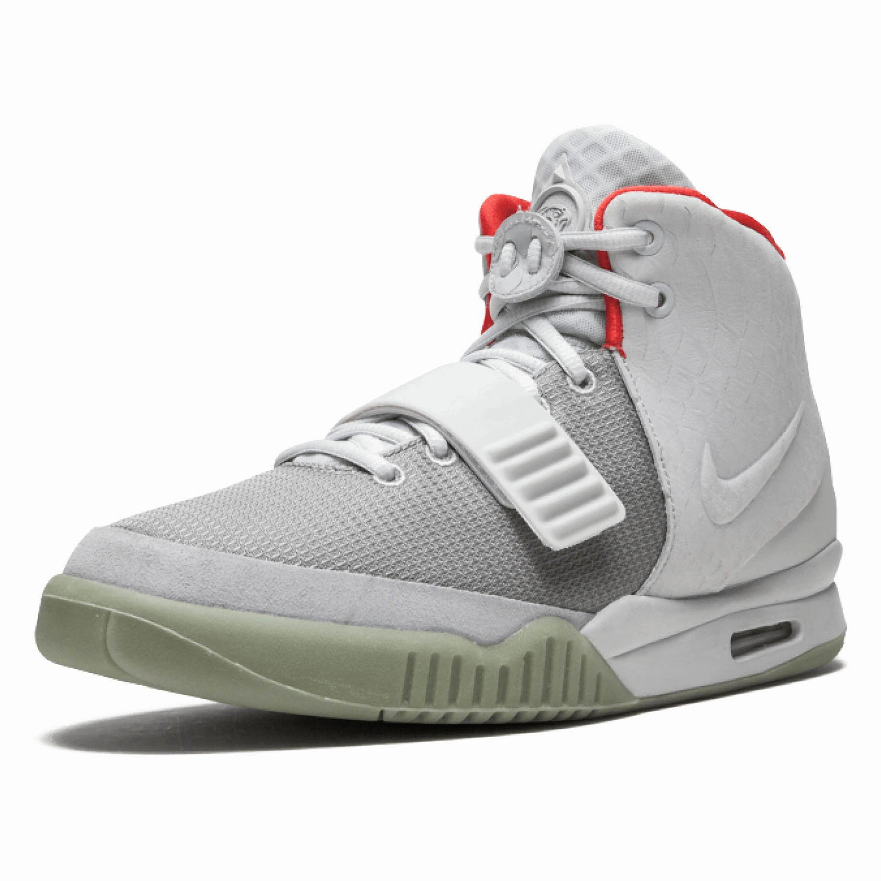 Nike Air Yeezy 2 NRG 'Pure Platinum' Yeezy futuristic fashion sneakers