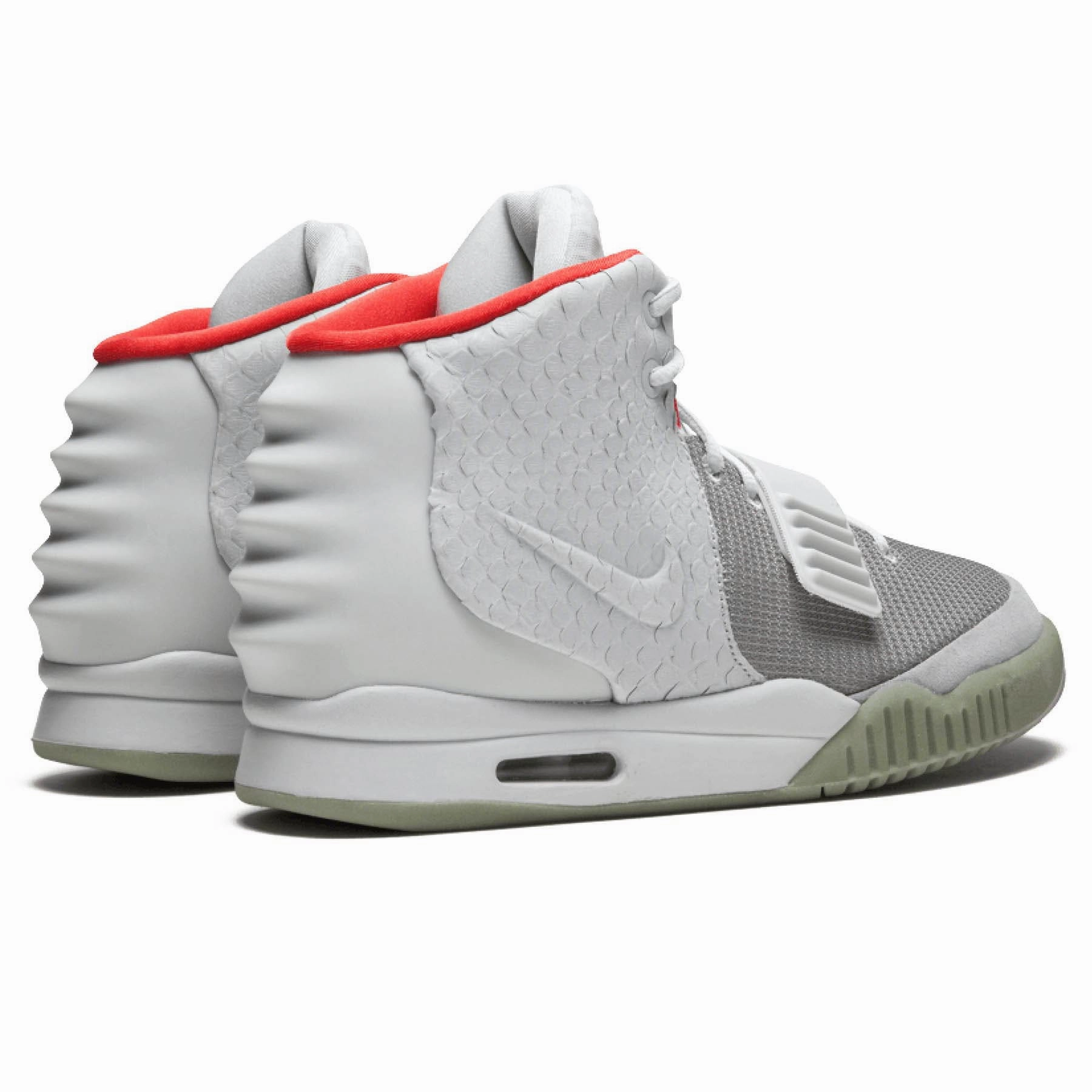 Nike Air Yeezy 2 NRG 'Pure Platinum' Yeezy futuristic fashion sneakers