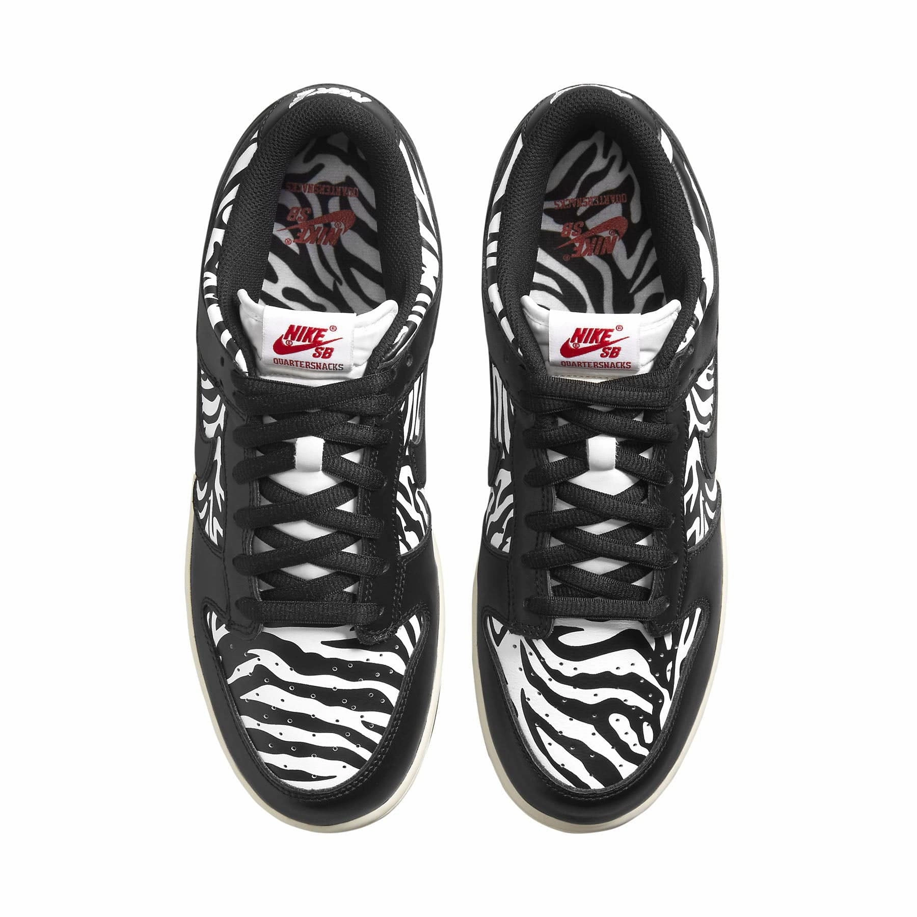 Nike Dunk Low SB x Quartersnacks 'Little Debbie's Zebra Cakes' Nike SB skateboarding shoes