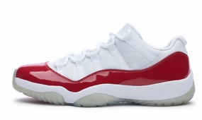 Nike Jordan 11 Retro Low Cherry 2016 (528895-102) Men's Size 8-10 Air Jordan 11 classic court shoes