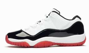 Nike Jordan 11 Retro Low Concord Bred GS (528896-160) Youth Size 4Y-7Y Air Jordan 11 classic court shoes