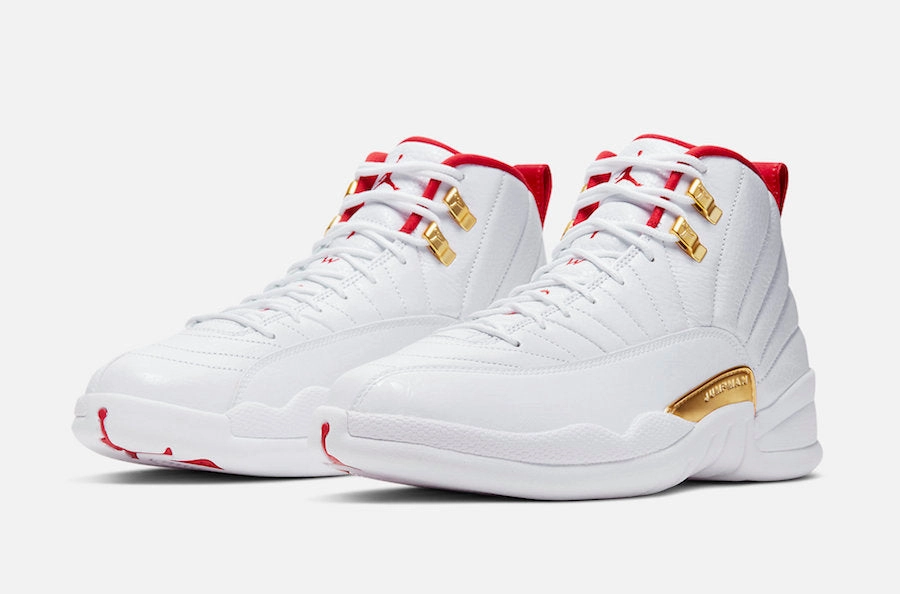 Nike Jordan 12 Retro FIBA 2019 (130690-107) Men's Size 8-12 Structured basketball trainers