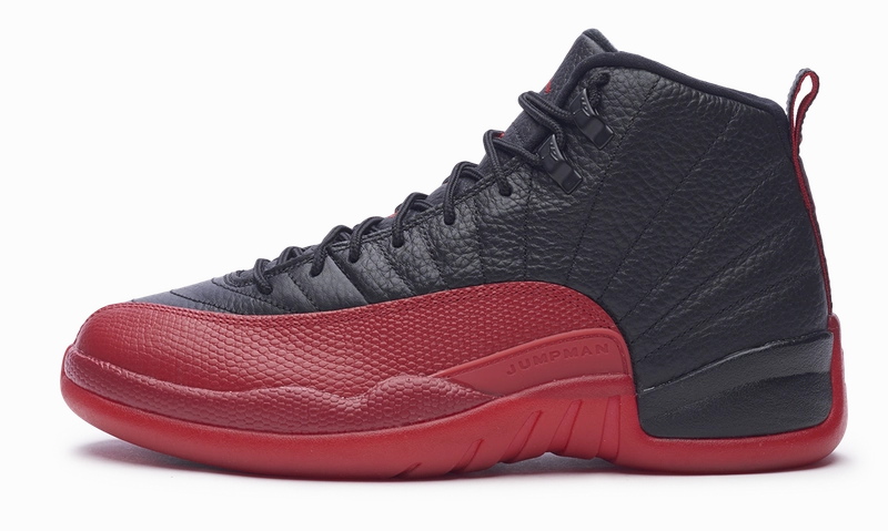 Nike Jordan 12 Retro Flu Game Black Red 2016 (130690-002) Men's Size 8 Air Jordan 12 performance basketball shoes