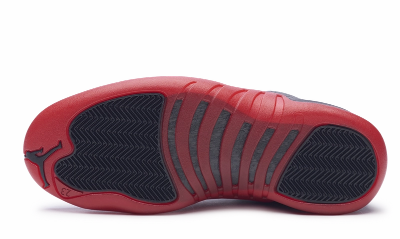 Nike Jordan 12 Retro Flu Game Black Red 2016 (130690-002) Men's Size 8 Structured basketball trainers