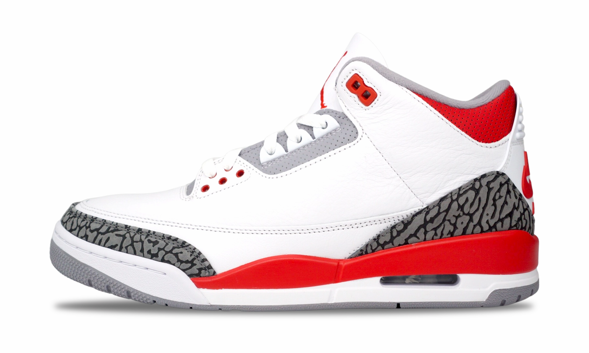Nike Jordan 3 Retro Fire Red (2022)  DN3707-160 Air Jordan 3 leather mid sneakers