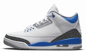 Nike Jordan 3 Retro Racer Blue 2021 (CT8532-145) Men's Size 7-11 Air Jordan 3 leather mid sneakers