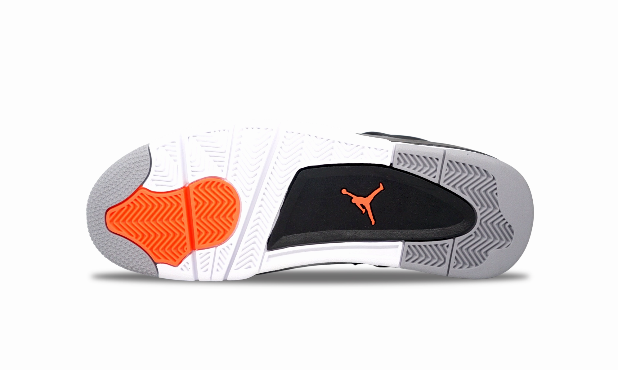 Nike Jordan 4 Retro Infrared (GS) (408452-061) Youth Size 3.5Y-7Y Stitched midsole lifestyle shoes