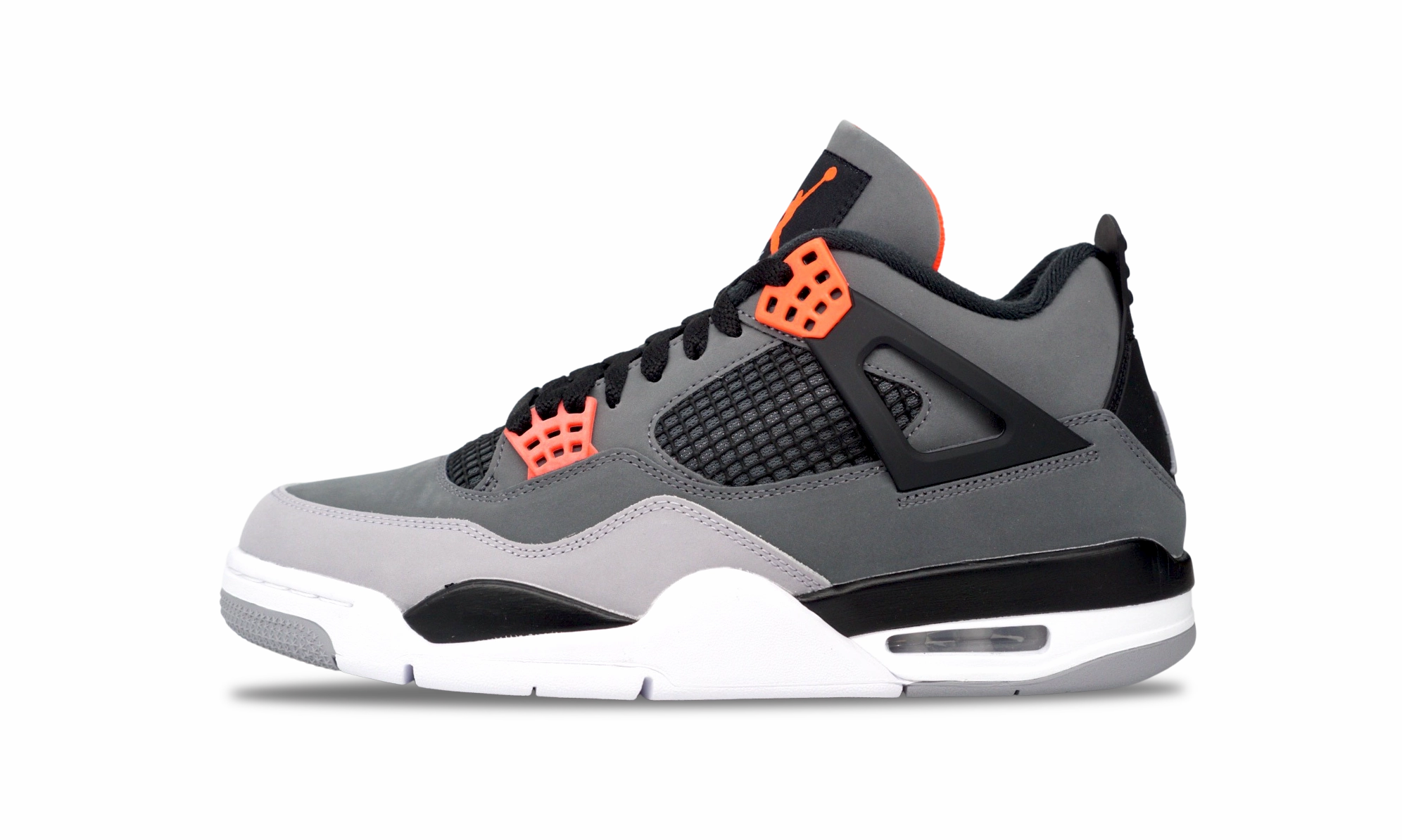 Nike Jordan 4 Retro Infrared (GS) (408452-061) Youth Size 3.5Y-7Y Jordan 4 bold design sneakers
