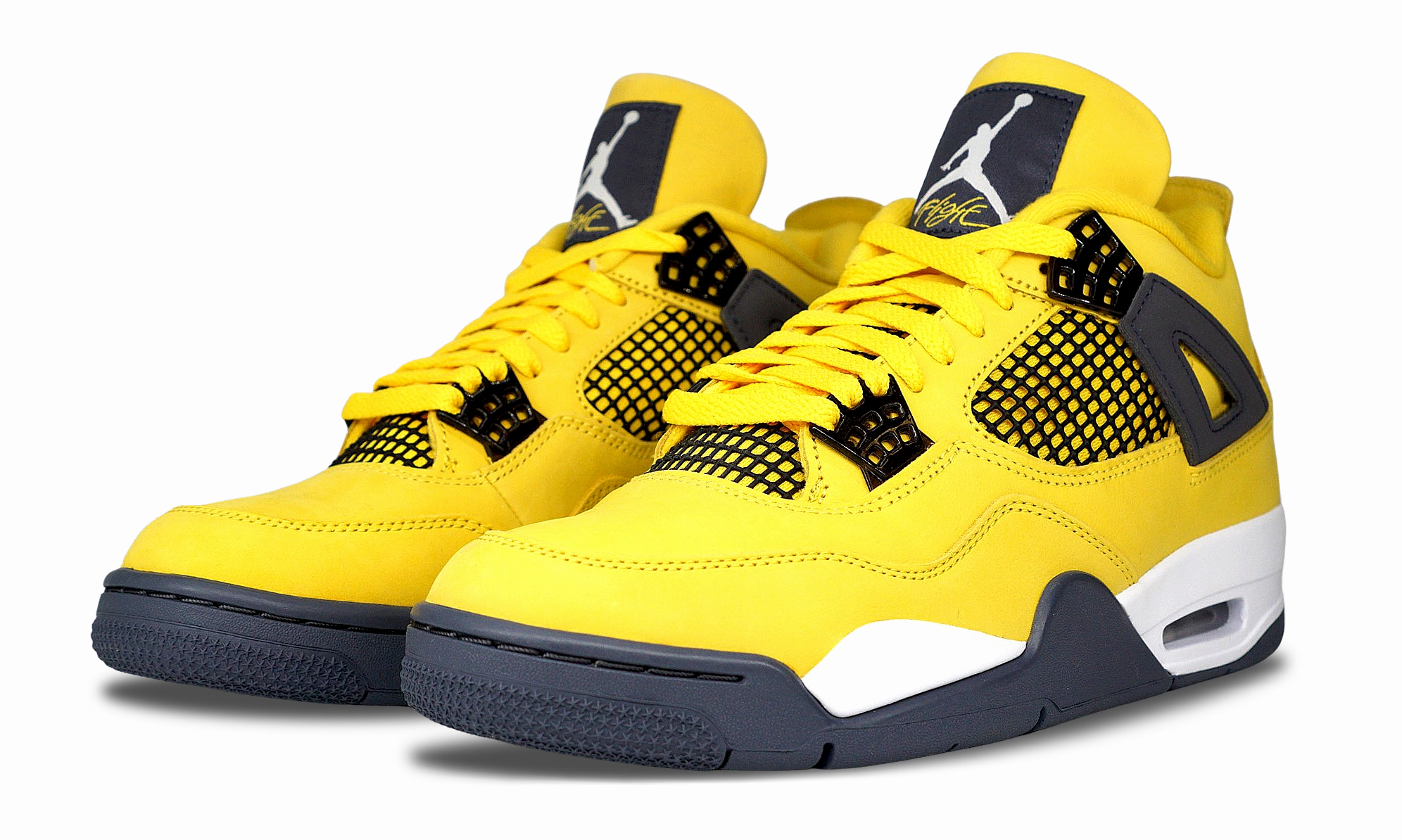 Nike Jordan 4 Retro Lightning 2021 (CT8527-700) Men's Size 8-12 Stitched midsole lifestyle shoes