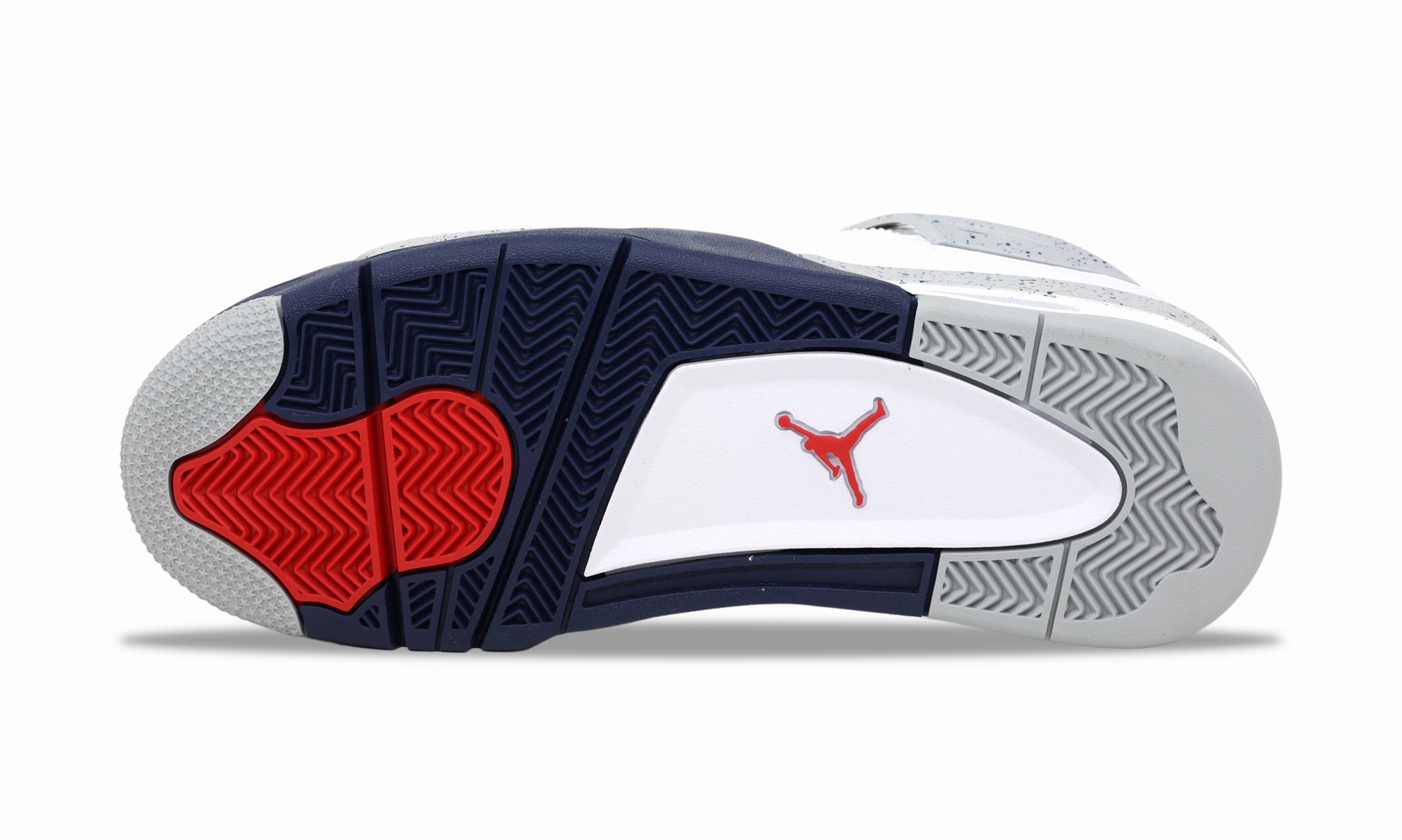 Nike Jordan 4 Retro Midnight Navy 2022 (DH6927-140/408452-140) Size 4Y-12 Stitched midsole lifestyle shoes