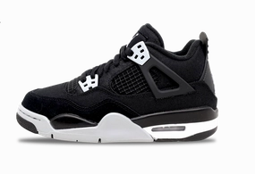 Nike Jordan 4 Retro SE Black Canvas (GS)  DV0553-006 Jordan 4 bold design sneakers