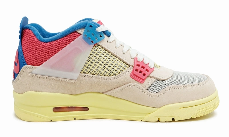 Nike Jordan 4 Retro x Union LA Guava Ice 2020 (DC9533-800) Men's Size 8-11 Stitched midsole lifestyle shoes