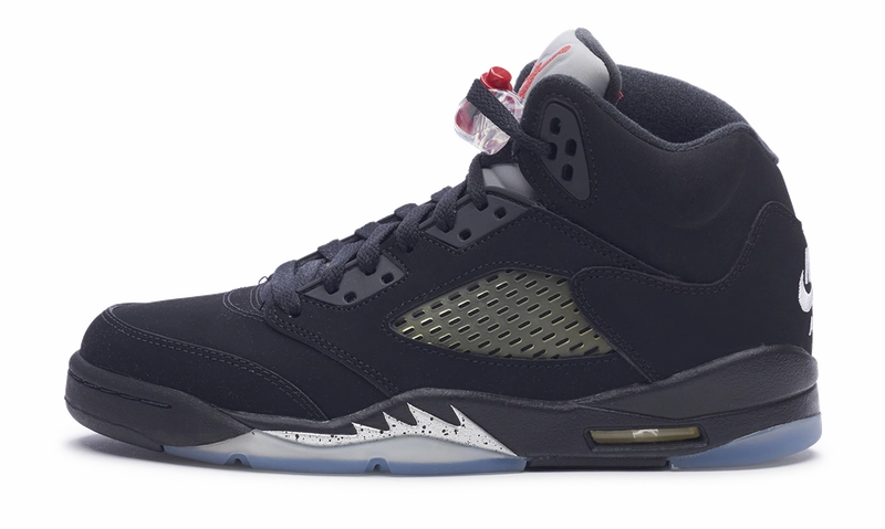 Nike Jordan 5 Retro Black Metallic 2016 GS (845036-003) Youth Size 4Y-6Y Air Jordan 5 retro basketball shoes
