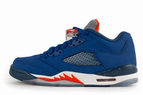 Nike Jordan 5 Retro Low Knicks 2016 (GS) (314338-417) Grade School Size 4Y Air Jordan 5 retro basketball shoes