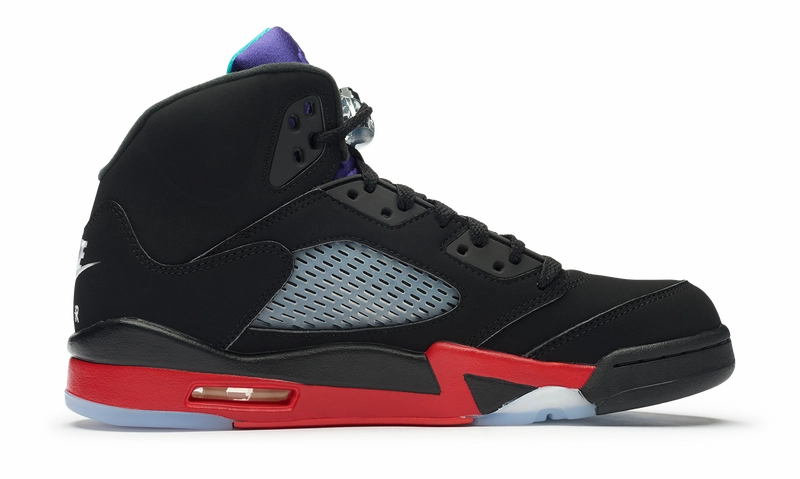 Nike Jordan 5 Retro Top 3 Black Red Grape (CZ1786-001) Men's Size 8-12 Legacy basketball edition shoes