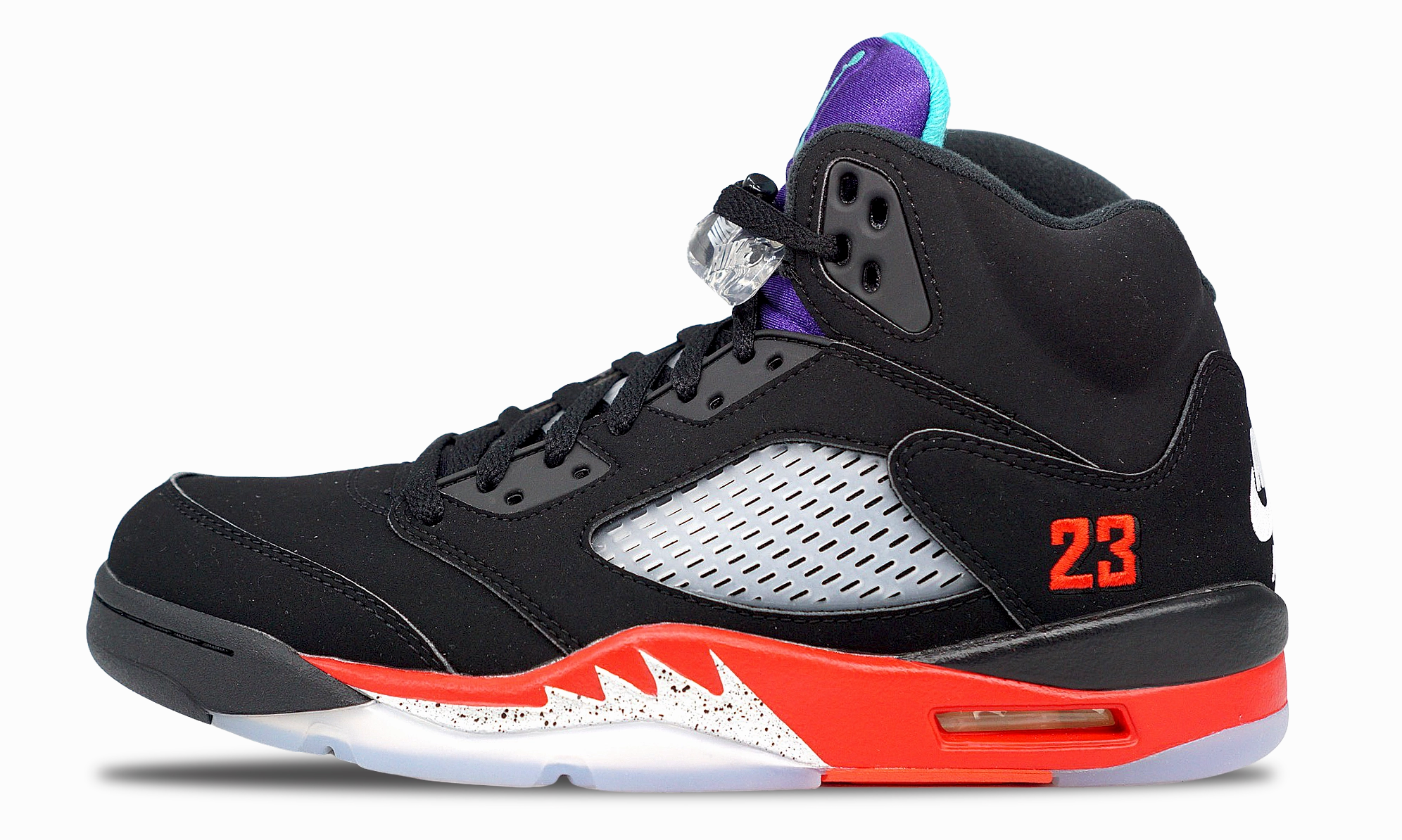 Nike Jordan 5 Retro Top 3 Black Red Grape (CZ1786-001) Men's Size 8-12 Air Jordan 5 retro basketball shoes