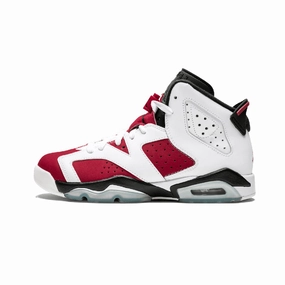 Nike Jordan 6 Retro Carmine 2014 GS (384665-160) Youth Size 5Y-7Y Shoes Air Jordan 6 heritage-style sneakers
