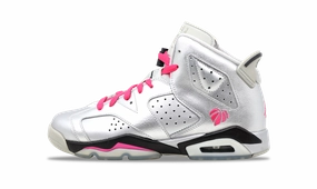 Nike Jordan 6 Retro GG Valentine's Day (GS) (543390-009) Grade School Size 6Y-7Y Air Jordan 6 heritage-style sneakers