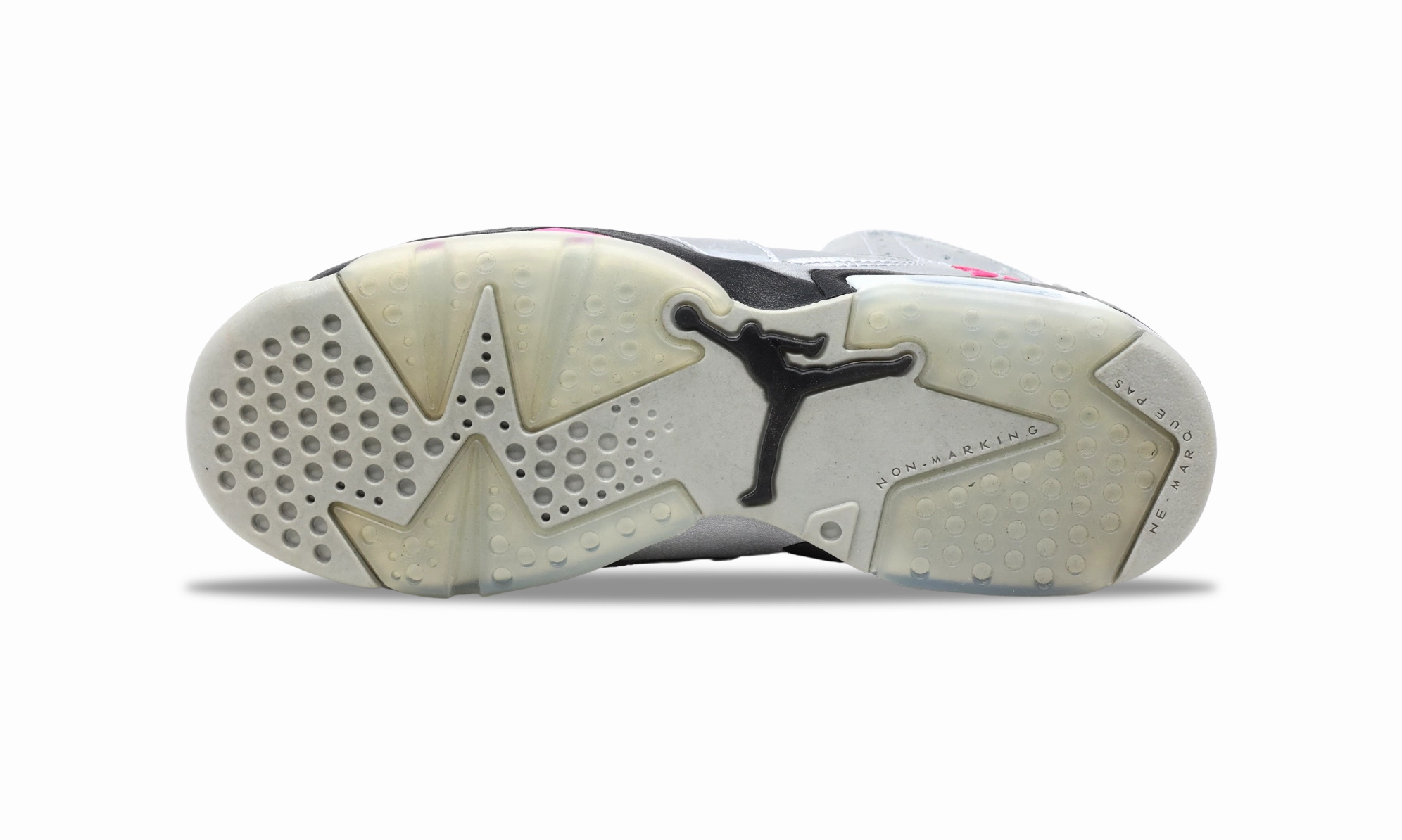 Nike Jordan 6 Retro GG Valentine's Day (GS) (543390-009) Grade School Size 6Y-7Y Original cut sneaker style