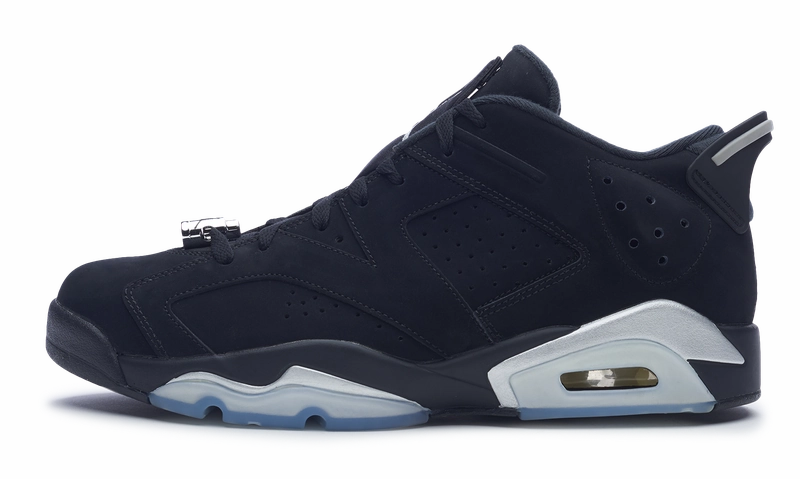 Nike Jordan 6 Retro Low BG Chrome 2015 (304401-003/768881-003) Size 5Y-12 Air Jordan 6 heritage-style sneakers